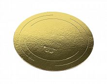 Подложка усиленная золото/жемчуг d160 мм  h3,2 мм