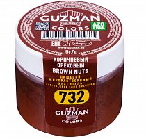 Коричневый ореховый — жирорастворимый краситель GUZMAN — 5г 732 