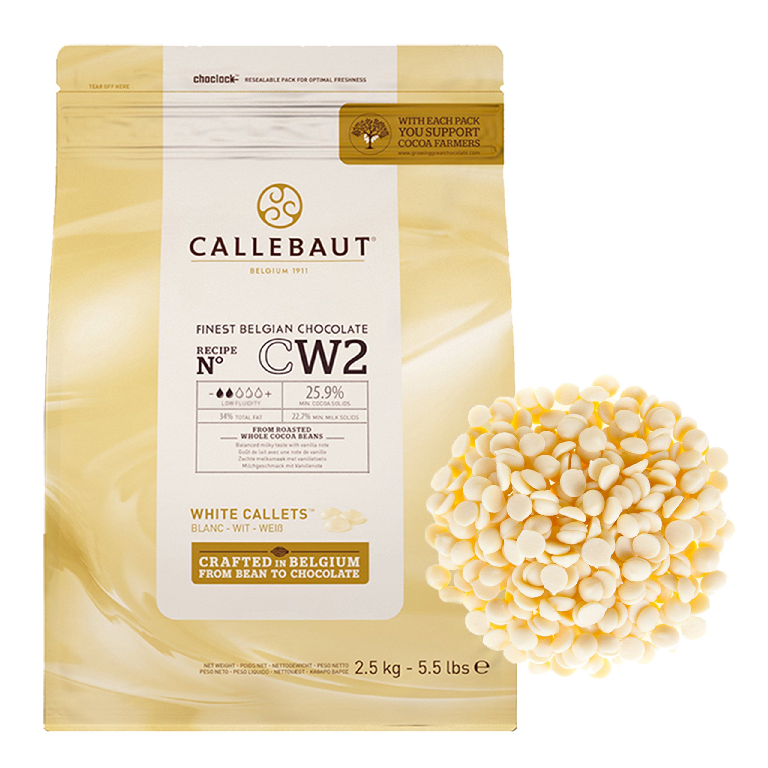 Шоколад Callebaut белый 25,9 %