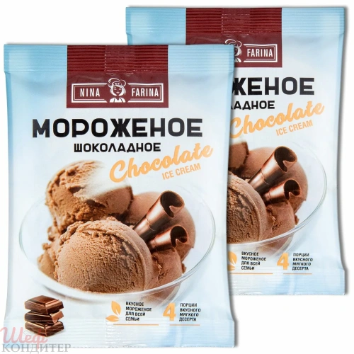 Смесь сухая для приготовления мороженного шоколад 70 гр Смесь сухая для приготовления мороженного шоколад 70 гр