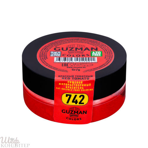 Красный томатный — жирорастворимый краситель GUZMAN — 5г  742