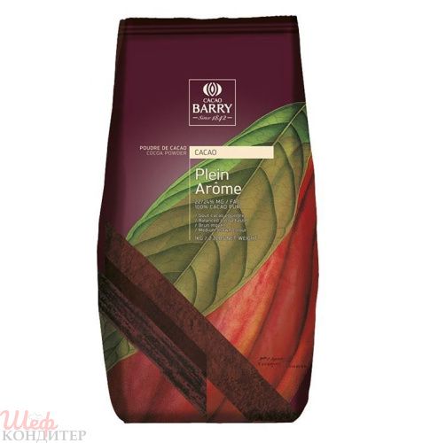 Какао порошок PLEIN AROME алкал. Cacao Barry 1 кг 22-24%