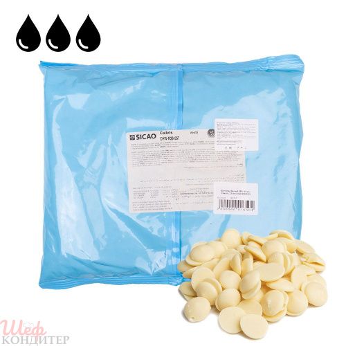 Шоколад белый Сикао R28 28% 2,5кг 