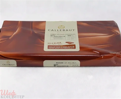 Шоколад молочный без сахара Callebaut 33,9 % 5кг. 