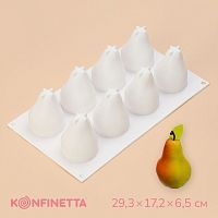 Форма для муссовых десертов «Груша» 8 ячеек 