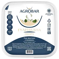ПЮРЕ фруктовое ГУАНАБАНА с/м 1 кг "Агробар"