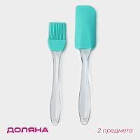 Набор  "Лёд", 2 предмета лопатка, кисть 25см  557651/3626698