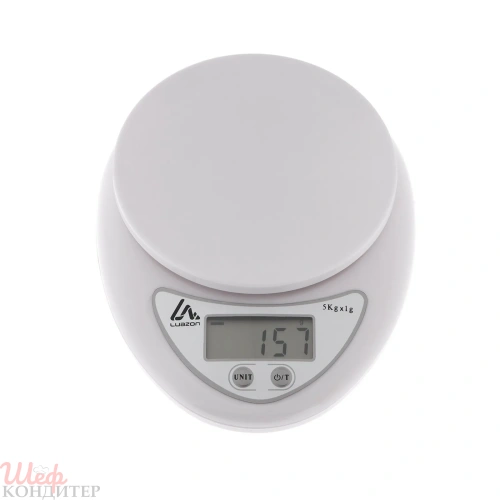 Весы кухонные LuazON LVK-704, электронные, до 5 кг 1147001