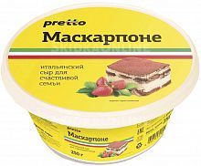 Сыр Маскарпоне "PRETTO" 80% 0.5кг