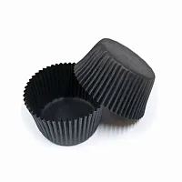 Капсула бумажная КРУГ 50*30 мм черная 1000штук 