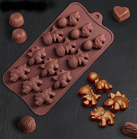 Форма для льда и шоколада «Дино», 21×11 см, 12 ячеек 1057114