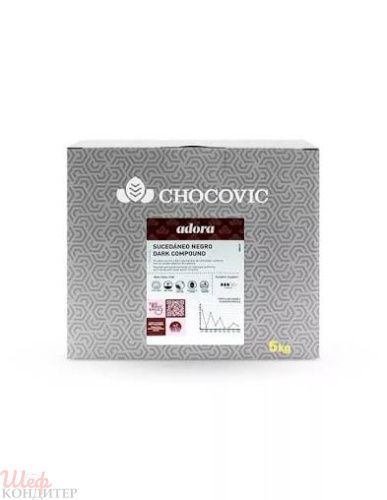 Глазурь темная Chocovic АДОРА 5кг Q1 Глазурь темная Chocovic АДОРА 5кг Q1
