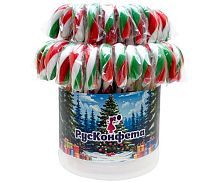 Леденец на палочке "Трость Красно-бело-зеленая" 30гр