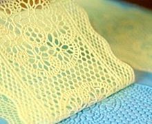 Мастика сахарная ванильная КРУЖЕВО желтое 100гр Top Decor