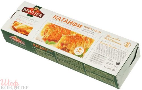 ТЕСТО КАТАИФИ Bontier  450гр замороженное
