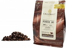 Шоколад горький Power80 Callebaut 80% 0.5кг (фасовка)