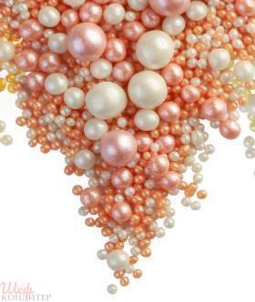 Посыпка рис воздушный Персик, Серебро 50гр 2-13мм (137) Посыпка рис воздушный Персик, Серебро 50гр 2-13мм (137)