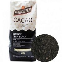 Какао порошок Van Houten Насыщенно глубокий черный 10-12% 1кг DCP-10Y352-VH-760