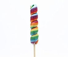 Леденец на палочке "Радужная спираль" 20гр