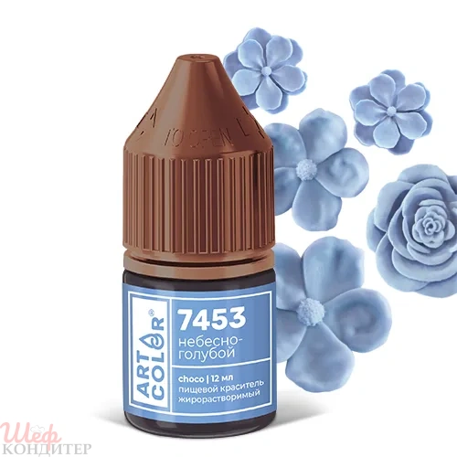 Краситель гелевый Небесно-голубой 12мл Art Color choco Краситель гелевый Небесно-голубой 12мл Art Color choco