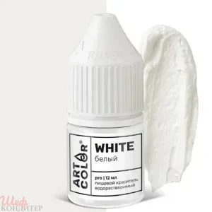 Краситель гелевый Белый 12мл Art Color Pro Краситель гелевый Белый 12мл Art Color Pro