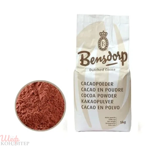 Какао порошок алкализ. 10/12 SR 25кг. Bensdorp 