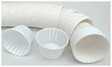 Капсула бумажная Маффин 50*40 мм БЕЛЫЙ 100 шт