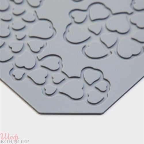 Коврик для айсинга «Сердца», силикон, 18.5×14×0.3 см (9613354) Коврик для айсинга «Сердца», силикон, 18.5×14×0.3 см (9613354)