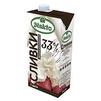 Сливки ЭLAKTO 33% 1л ТУ