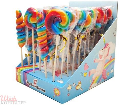 Леденец на палочке "Радужный набор" 20гр Леденец на палочке "Радужный набор" 20гр