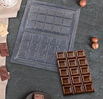 Форма для шоколада «Плитка шоколада», 26,5×21 см 4515962
