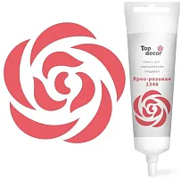 Краситель Ярко-розовый 100 гр. гелевый Top decor