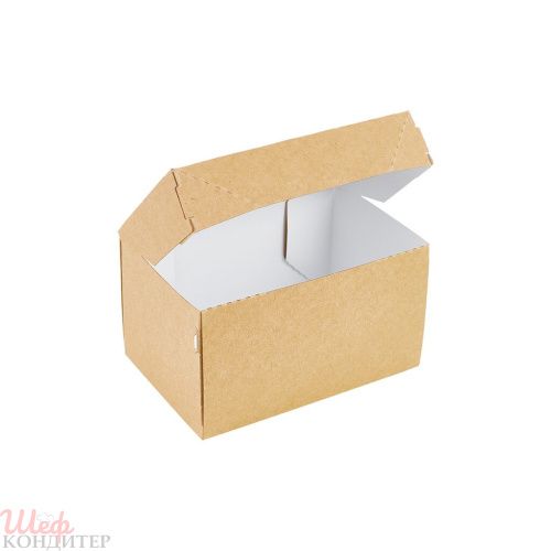Коробка 150*100*85 крафт CAKE 1200 Коробка 150*100*85 крафт CAKE 1200
