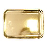 Поднос ЭЛИТ №8С картон.прямоуг.золот.44,5x33,5 см (в стяжке 50 шт.)65192. 