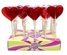 Леденец на палочке "Сердечко литое" 70гр