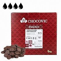 Темный шоколад Chocovic Francisco 5кг 55,1%