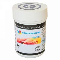 WSG-080 Краситель гелевый Food Colours черный, 35 гр.