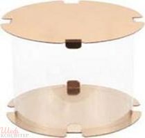 Коробка для торта Тубус d24 h24 золото Коробка для торта Тубус d24 h24 золото