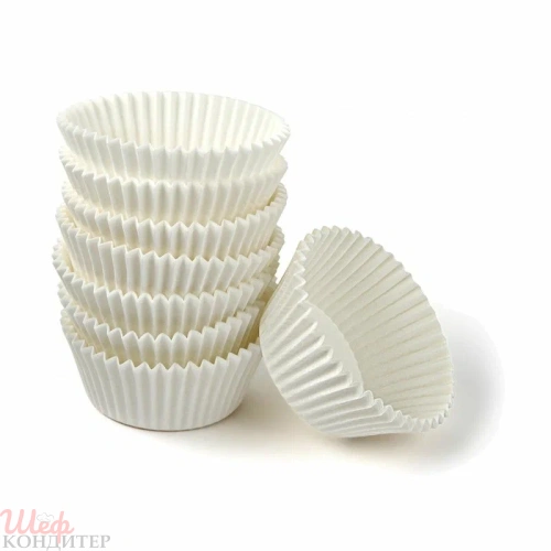 Капсула бумажная КРУГ 70*25 мм белая 1000 шт. Капсула бумажная КРУГ 70*25 мм белая 1000 шт.