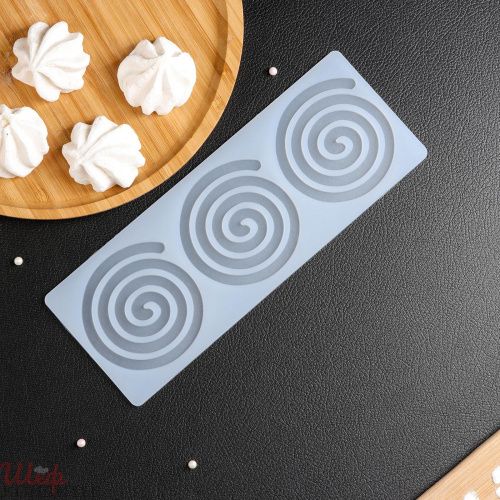 Форма для шоколада Спираль 3яч.