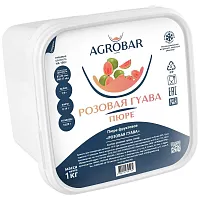 ПЮРЕ фруктовое РОЗОВАЯ ГУАВА с/м 1 кг "Агробар"