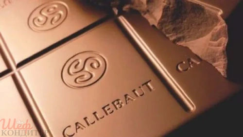 Шоколад молочный БЕЗ САХАРА Callebaut 33,6% 0,5кг. ПЛИТКА 
