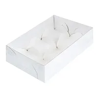 Коробка 175*120*55мм белая с крышкой для 6 моти