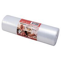 МЕШКИ кондитерские в РОЛИКЕ 45 см 90мкм п/э (100 шт./рул.) прозрачные