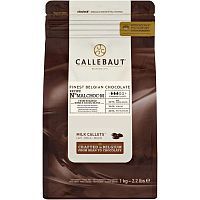 Шоколад молочный БЕЗ САХАРА Callebaut  33,9% 1кг. галеты (подсластитель мальтитол)