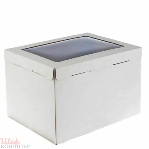 Коробка для торта 400*300*260 с окном