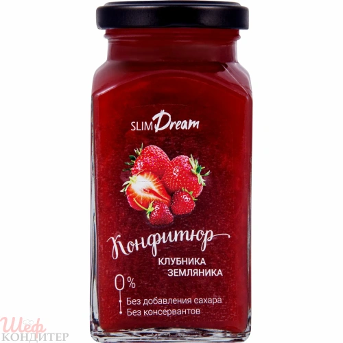 Конфитюр Клубнично-земляничный 300 гр. без сахара "Slim Dream" 