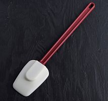 Лопатка силиконовая с пластик ручкой 41см