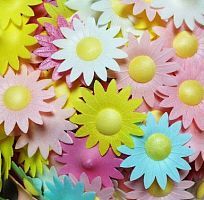 Вафельные Маргаритки Микс 10шт/упак