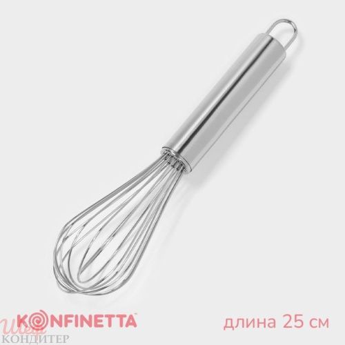 Венчик 25см Сильвер струна 1,3мм. нерж. сталь 5398905 Венчик 25см Сильвер струна 1,3мм. нерж. сталь 5398905